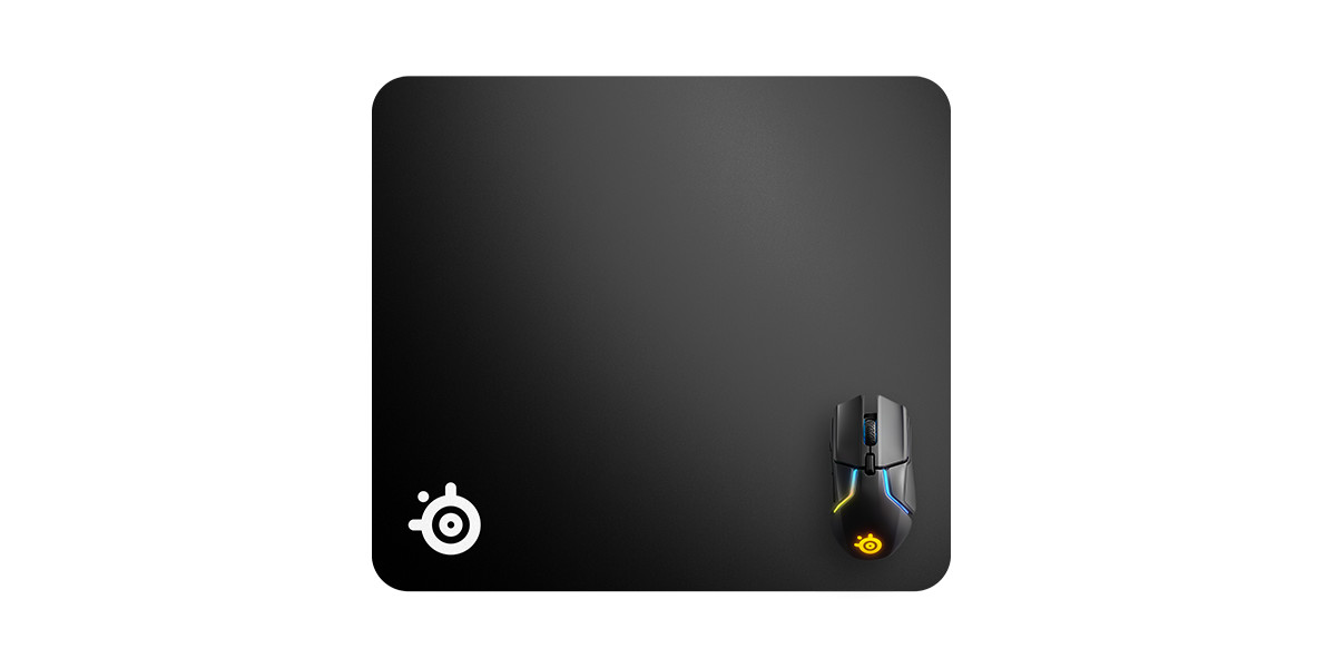 SteelSeries QcK Large Gaming Mouse Pad (450 x 400 mm, Black)