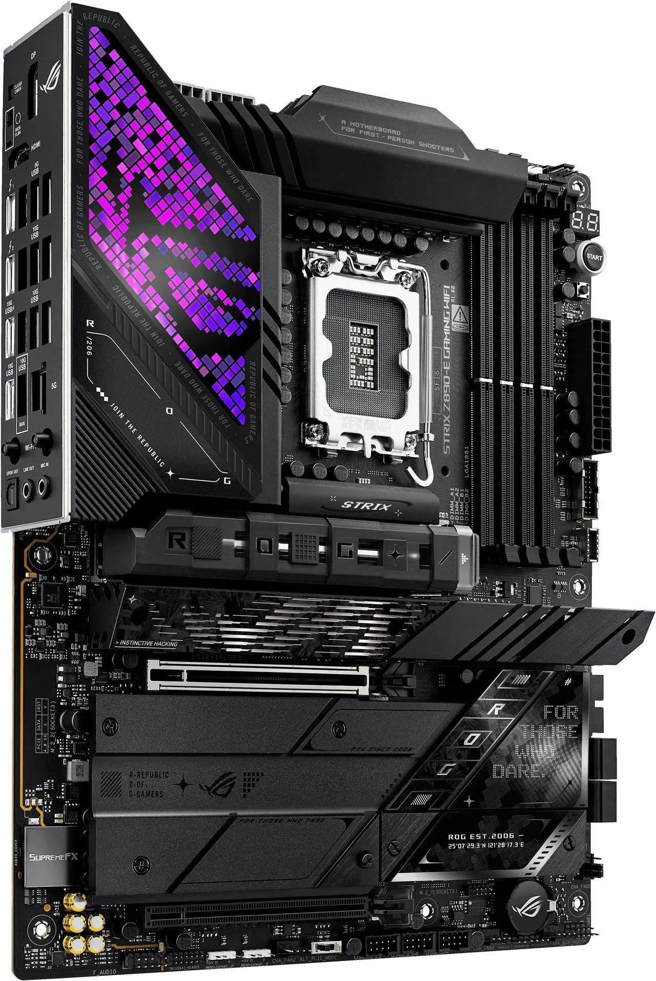 ASUS ROG Strix Z890-E Gaming WiFi LGA1851 ATX Motherboard