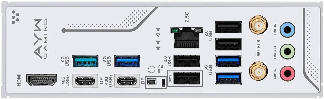 ASUS X870 AYW GAMING WIFI W AM5 ATX Motherboard (White)