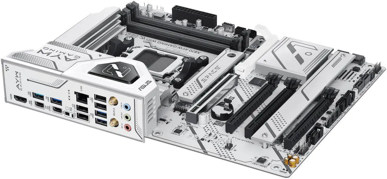 ASUS X870 AYW GAMING WIFI W AM5 ATX Motherboard (White)