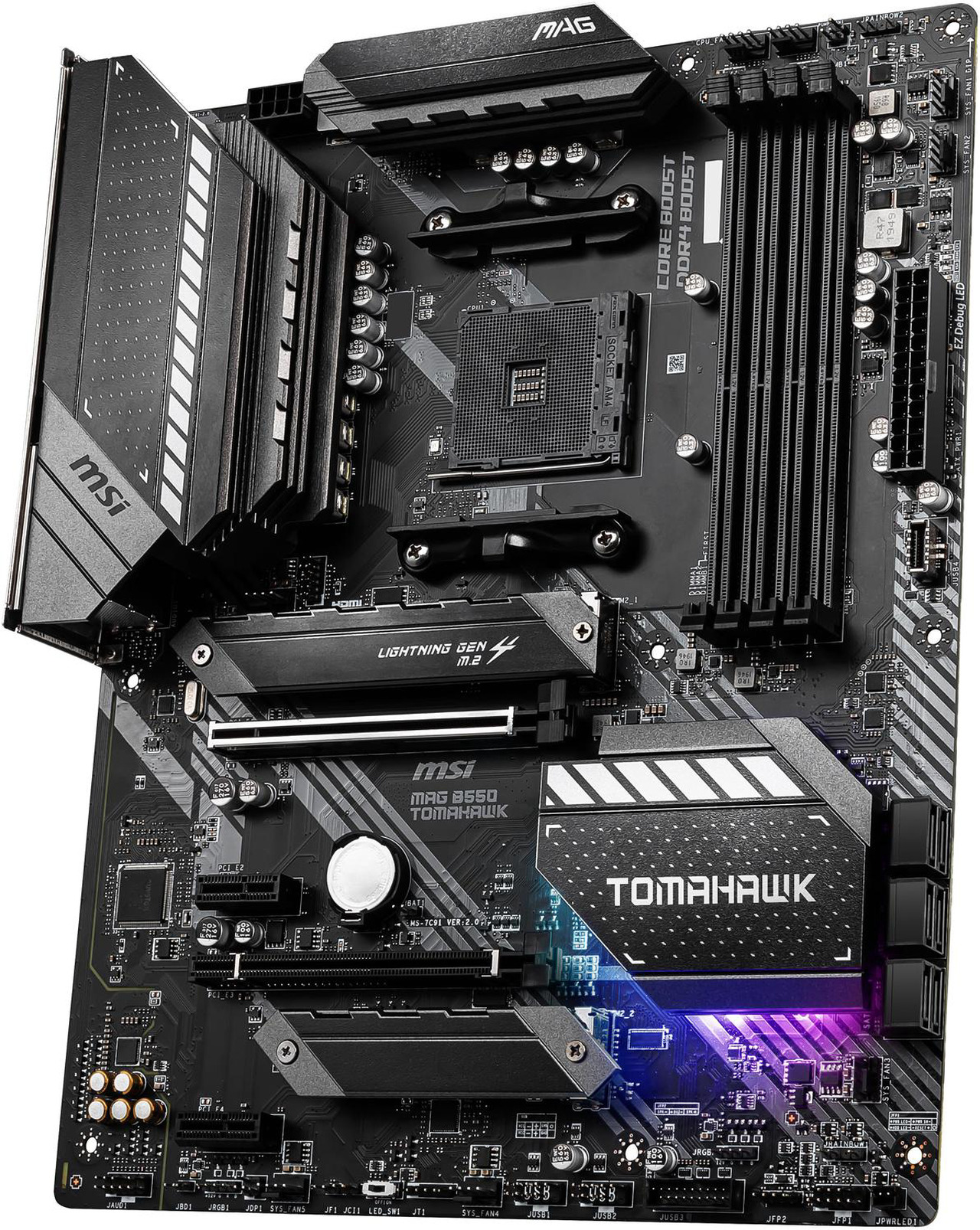 MSI MAG B550 Tomahawk AM4 ATX Motherboard
