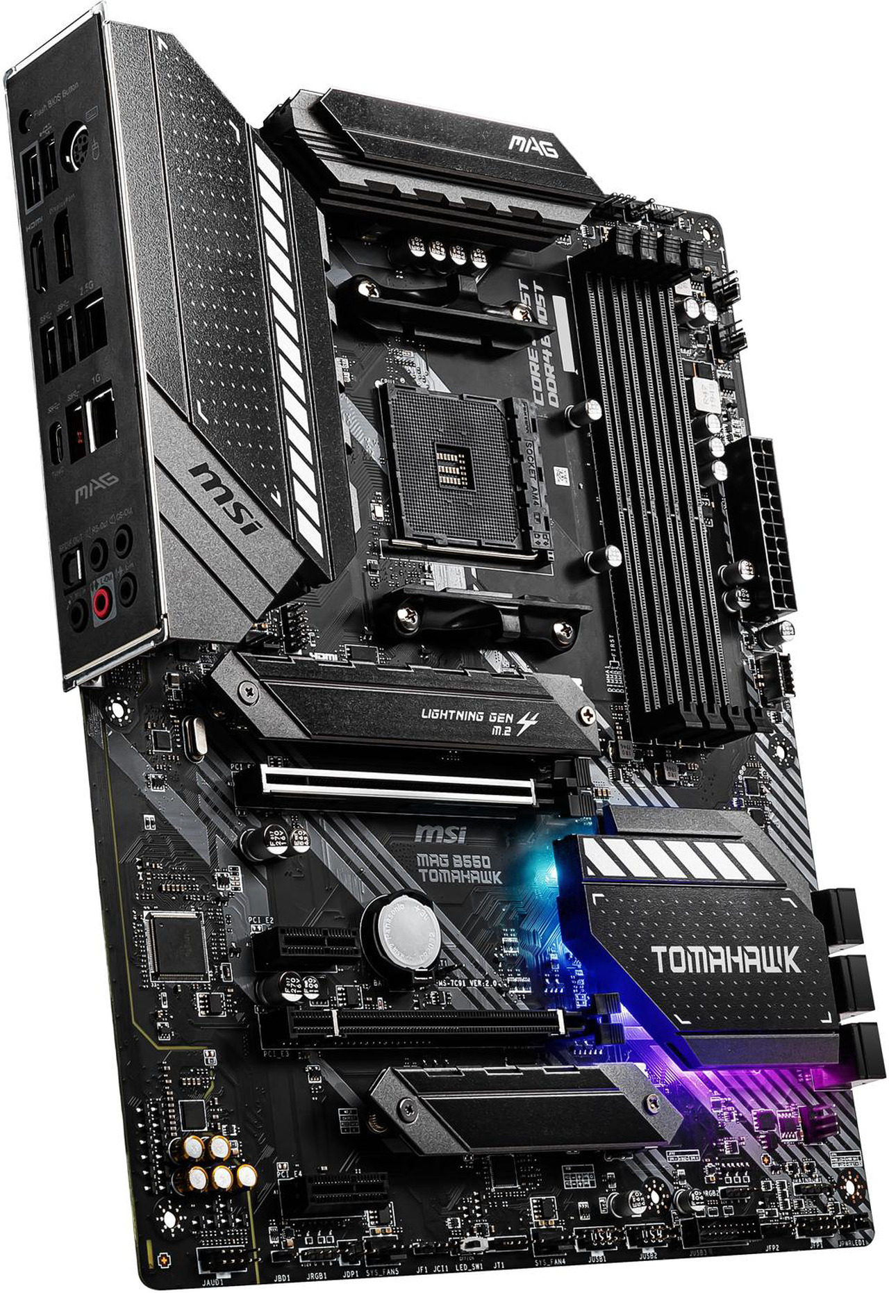 MSI MAG B550 Tomahawk AM4 ATX Motherboard