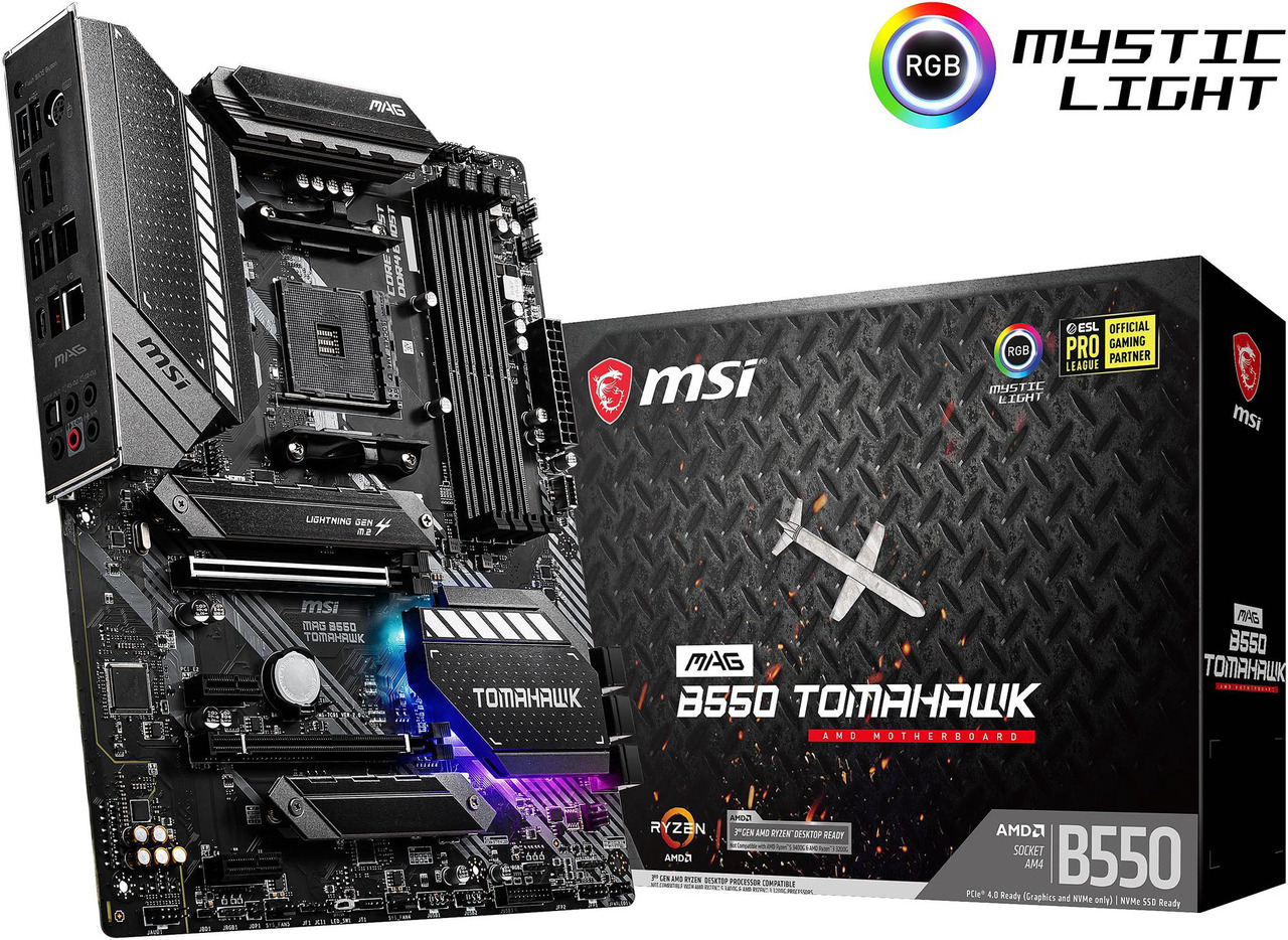 MSI MAG B550 Tomahawk AM4 ATX Motherboard