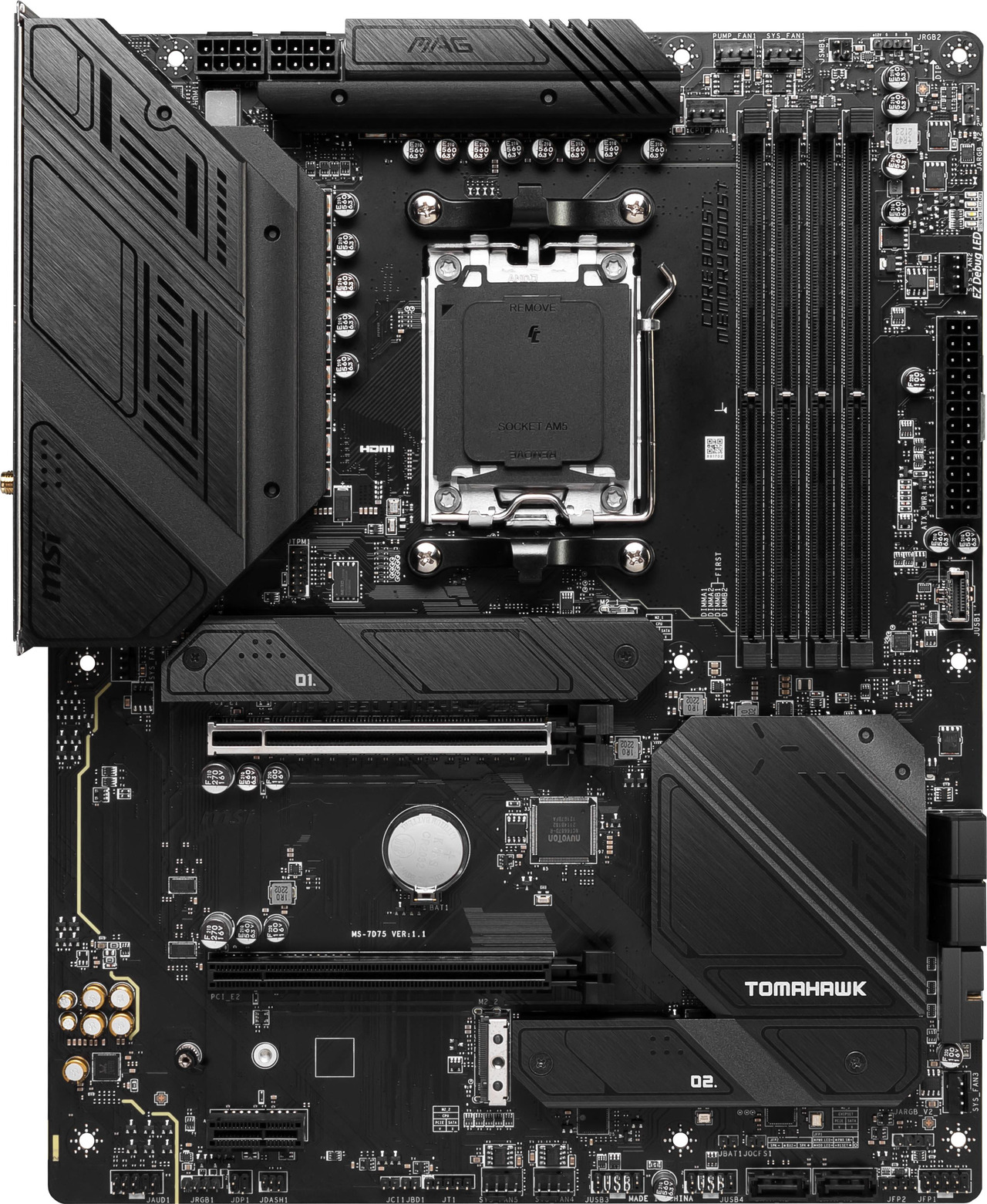 MSI MAG B650 Tomahawk WiFi AM5 ATX Motherboard