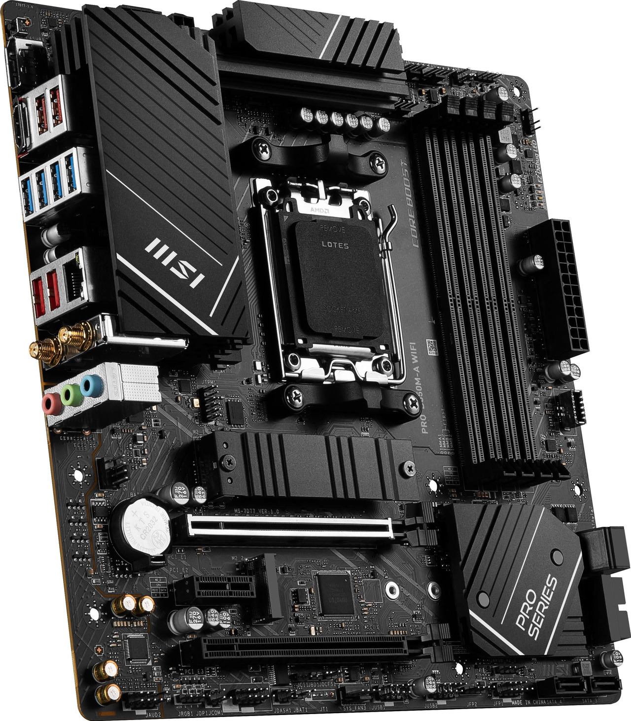 MSI PRO B650M-A WiFi AM5 Micro ATX Motherboard