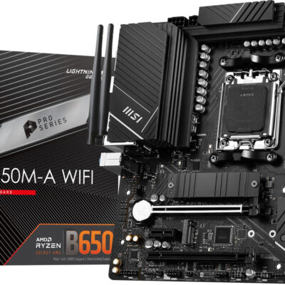 MSI PRO B650M-A WiFi AM5 Micro ATX Motherboard