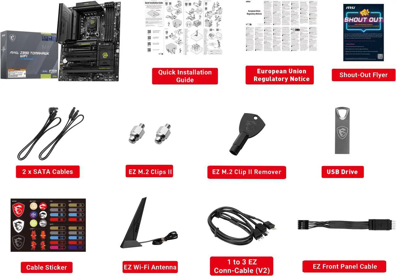 MSI MAG Z890 Tomahawk WiFi LGA1851 ATX Motherboard