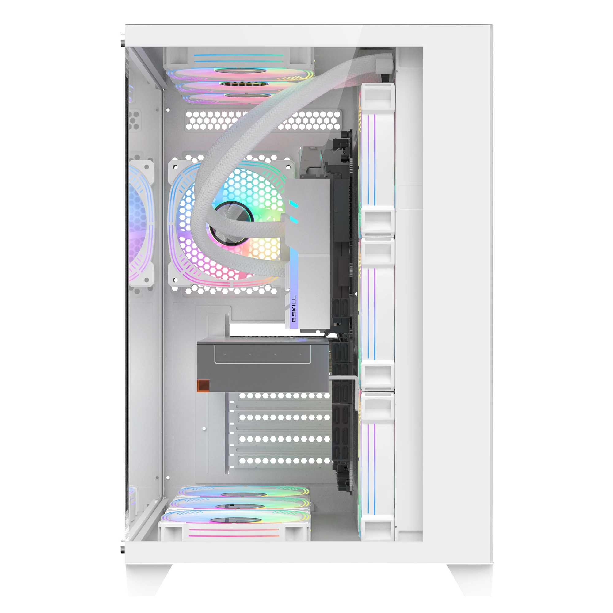 Ruix Aerospace Promax Full View ATX Tower Case - side profile view
