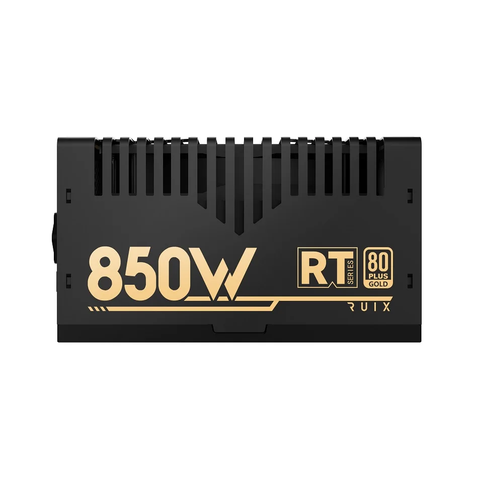 Ruix RT850W 80 Plus Gold Full Modular Power Supply - side view