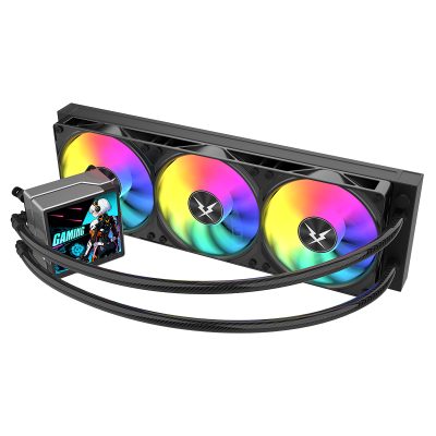 Ruix 360mm ARGB AIO Liquid Cooler with 3.4″ LCD Screen
