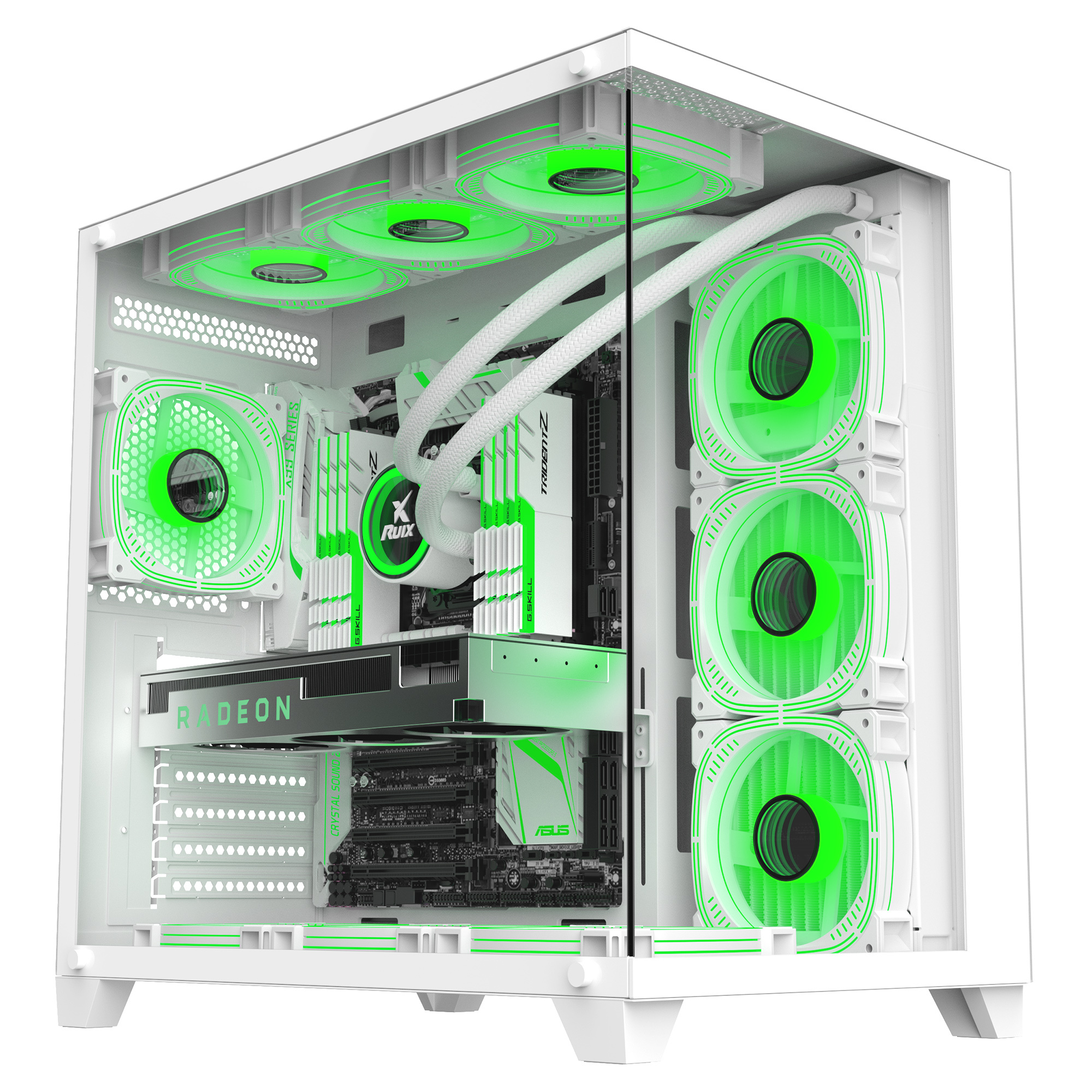 Ruix Aerospace Promax Full View ATX Tower Case