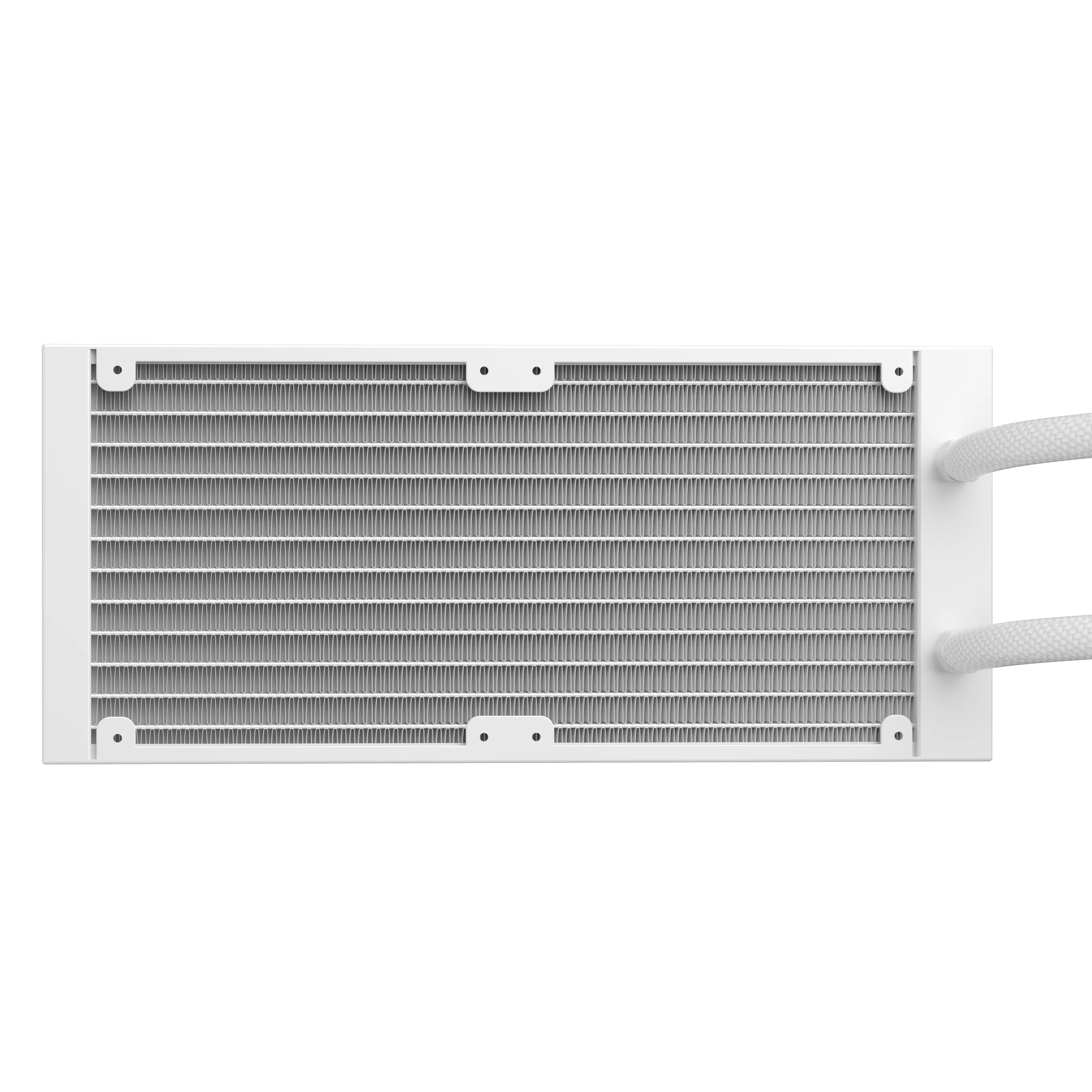 Ruix 240mm White Liquid CPU Cooler - radiator view
