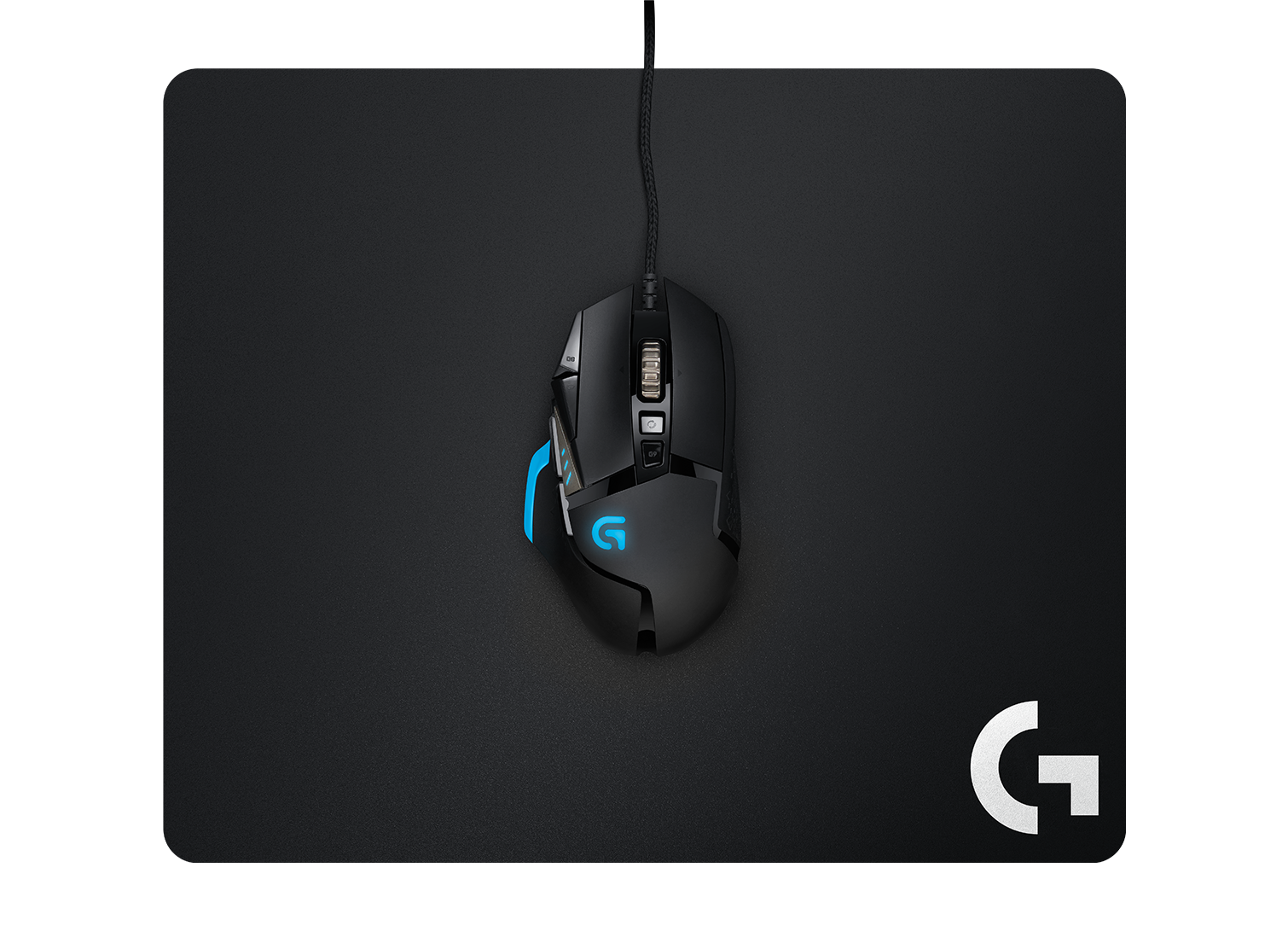 Logitech G240 Cloth Gaming Mouse Pad (340 x 280 mm, Black)