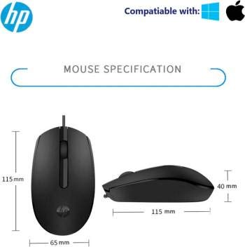 HP M10 Wired Optical USB Mouse
