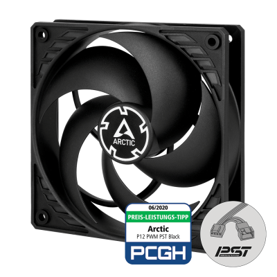 Arctic P12 PWM PST 120mm Case Fan (5-Pack)